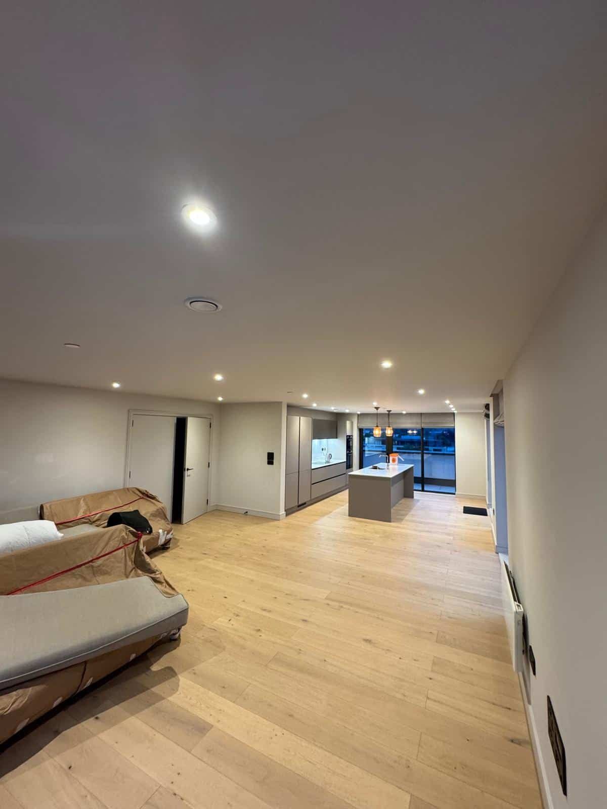 Hallway leading to living area